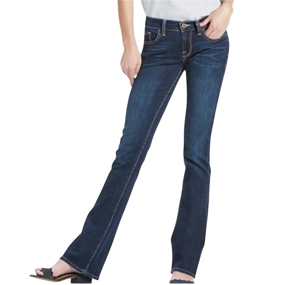 Lucky Brand Denim - Lucky Brand Women's Blue Jeans Sofia Boot bootcut sz 14 32 dark wash mid rise